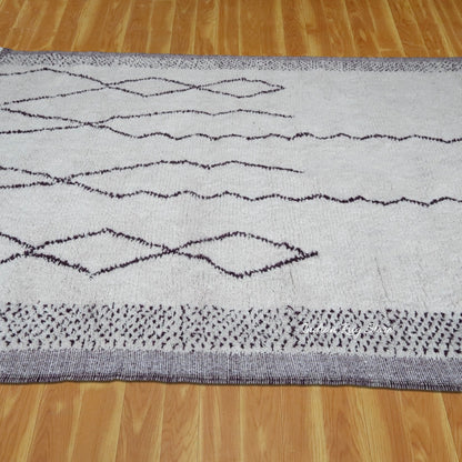 Gray Colored Designer Hand Tufted Area Rug