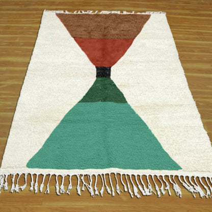 Indian Hand Tufted Wool Multicolor Large Area Rug - Indian Rug Store