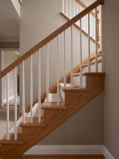 Handwoven Wool Stair Treads, Cream Pebble Loop Step Mats with Non-Slip Rug Pads