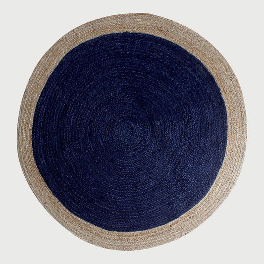 Fair Trade Multicolour Cotton-Jute Rag Rug - 90cm Ethiopia Fair Trade Multicolour Cotton-Jute Rag Rug - 90cm Ethiopia