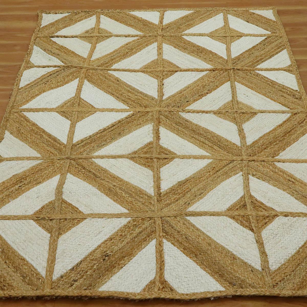 Attractive Beautiful Hand Braided Jute Modern Area Rug - Indian Rug Store