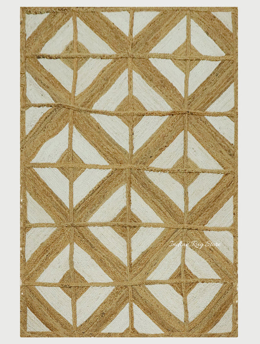 Attractive Beautiful Hand Braided Jute Modern Area Rug