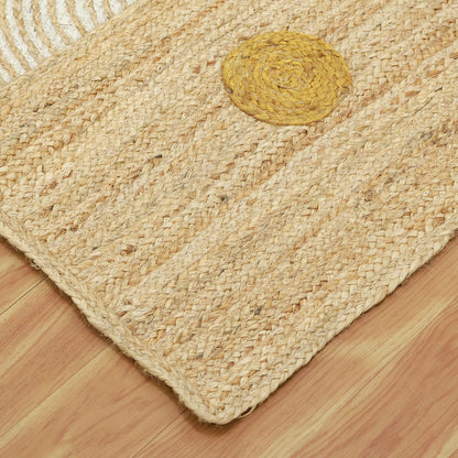 Modern Area Hand Braided Multicolor Jute Large Area Rug - Indian Rug Store