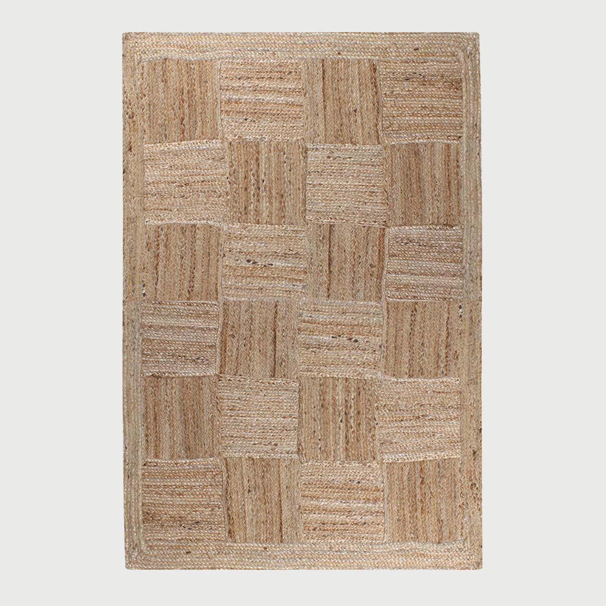 Attractive Beige Hand Braided Interior Jute Area Rug - Indian Rug Store