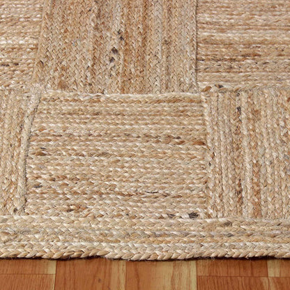 Attractive Beige Hand Braided Interior Jute Area Rug - Indian Rug Store