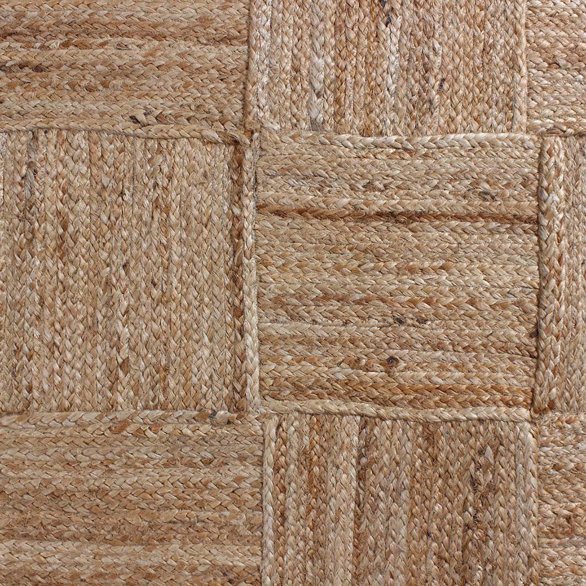 Attractive Beige Hand Braided Interior Jute Area Rug - Indian Rug Store