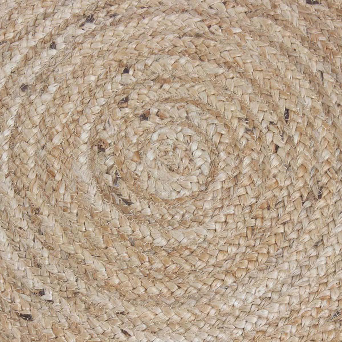 Traditional Indian Beige Hand Braided Home Decor Round Area Rug - Indian Rug Store