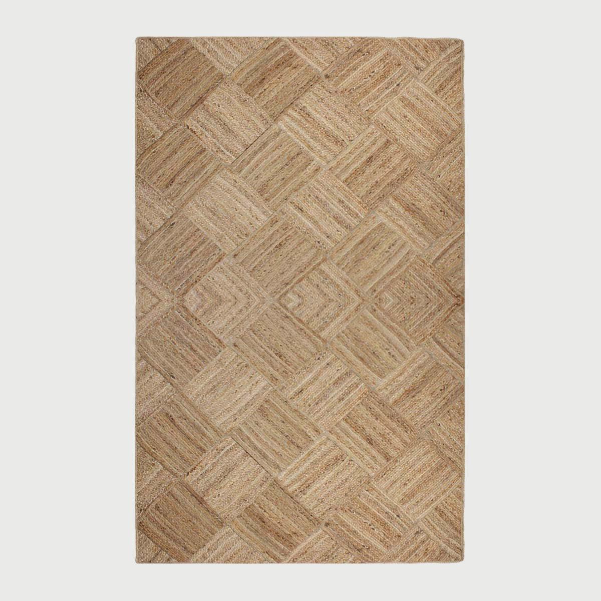 Oriental Beige Hand Braided Home Decor Jute Area Rug - Indian Rug Store