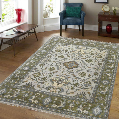 Hand Knotted Turkish Wool Kitchen Balcony Area Rug