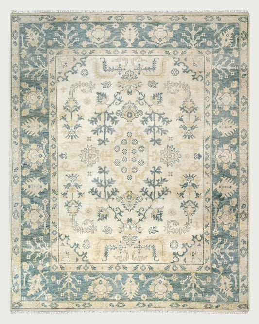 Hand Knotted Turkish Wool Entryway Hall Room Rug