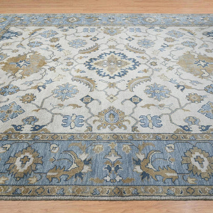 Home Decor Hand Knotted Oushak Wool Patio Area Rug