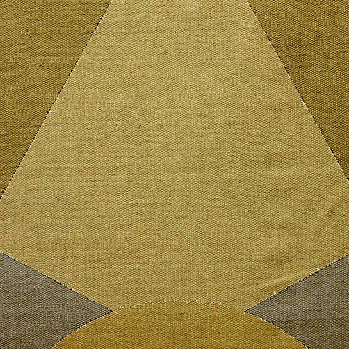 Abstract Yellow Trendy Attractive Cotton Farmhouse Area Rug RV-3