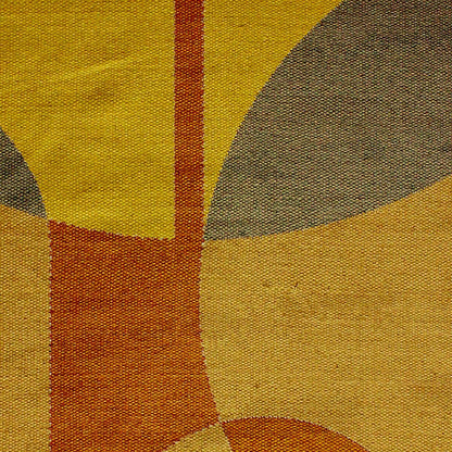 Handmade Yellow Interior Attractive Abstract Entry Way Rug RV-5