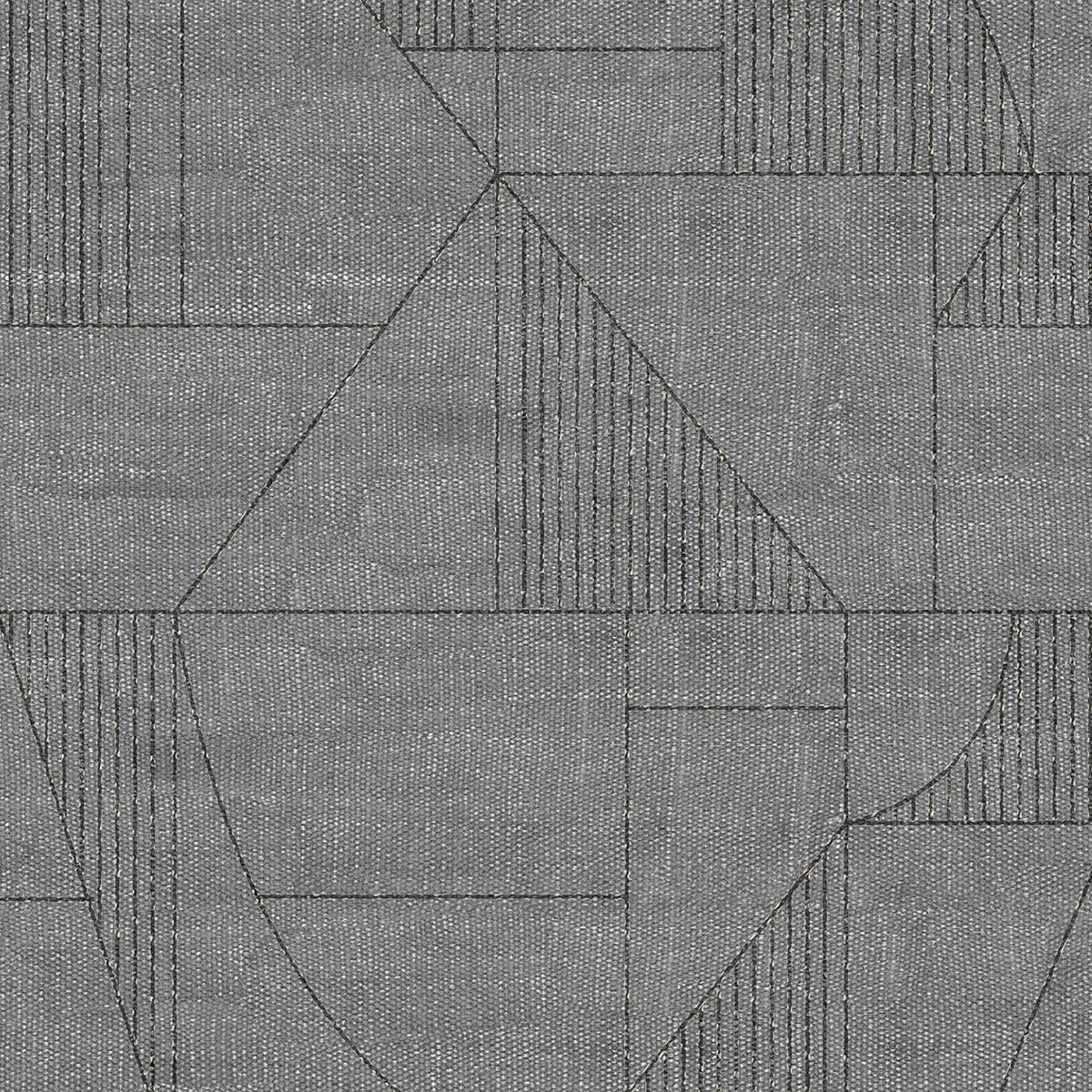 Eco Friendly Gray Cotton Handmade Abstract Modern Area Rug RV-13