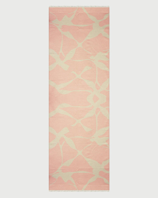 Modern Pink Handmade Living Room Cotton Modern Rug RV-18