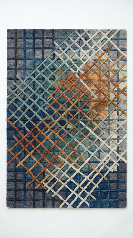 Veyra Azure Crystal Rug