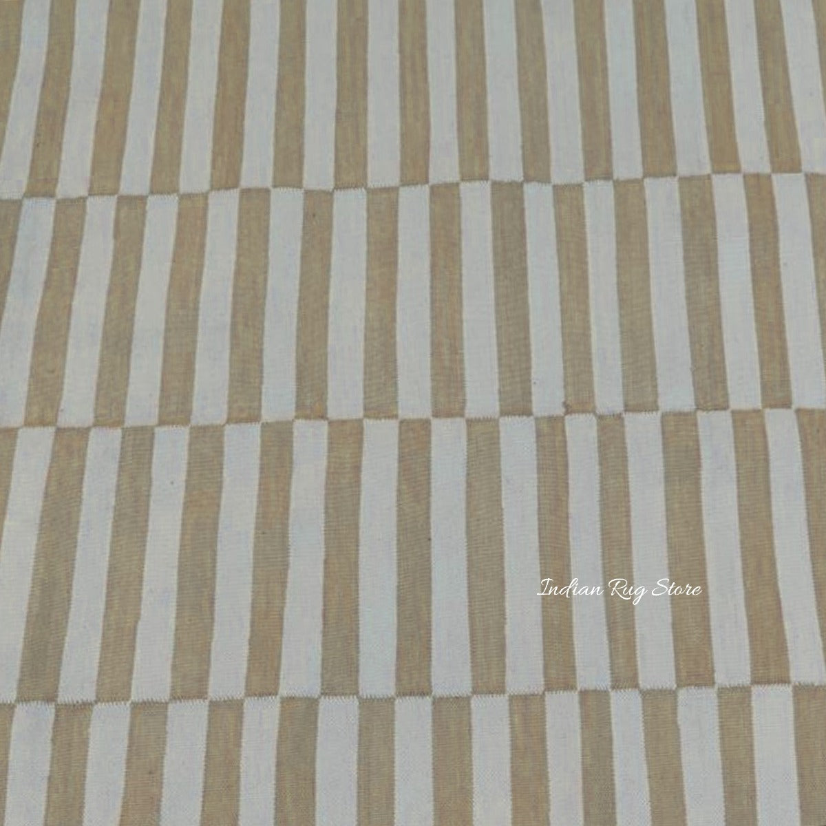 Hand Tufted Pale Stripped Area Rug