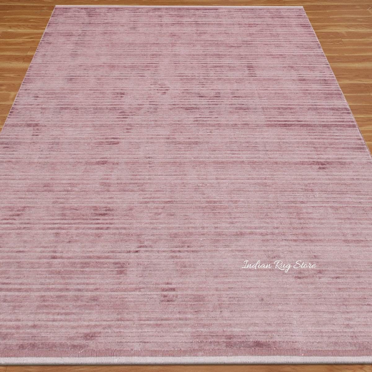 Pink Color Hand Tufted Bedroom Area Wool Rug