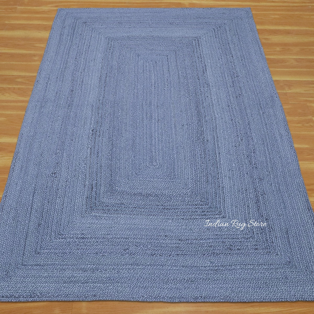 Hand Tufted Light Blue Solid Living Area Rug