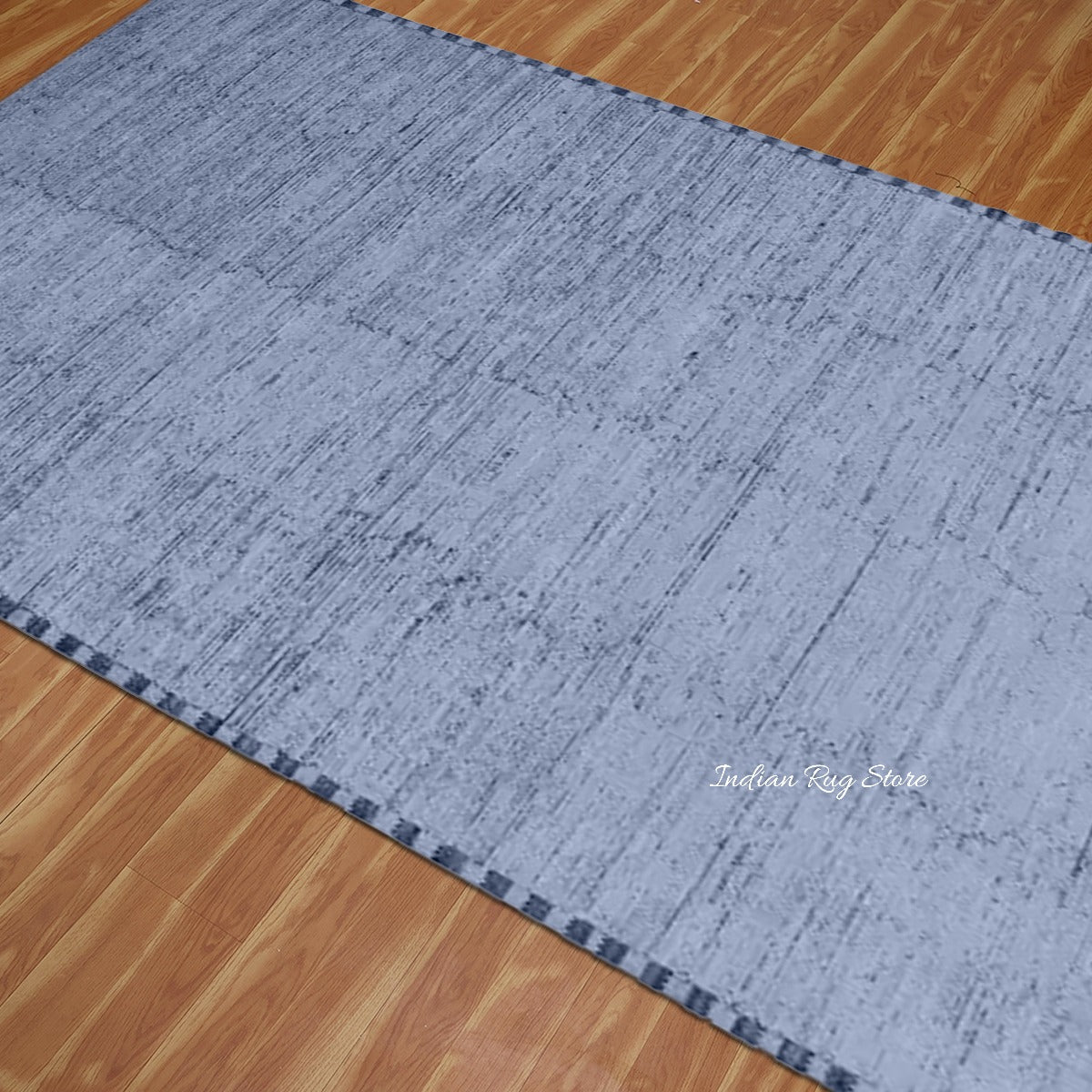 Beautiful Hand Tufted Natural Light Blue Living Area Rug