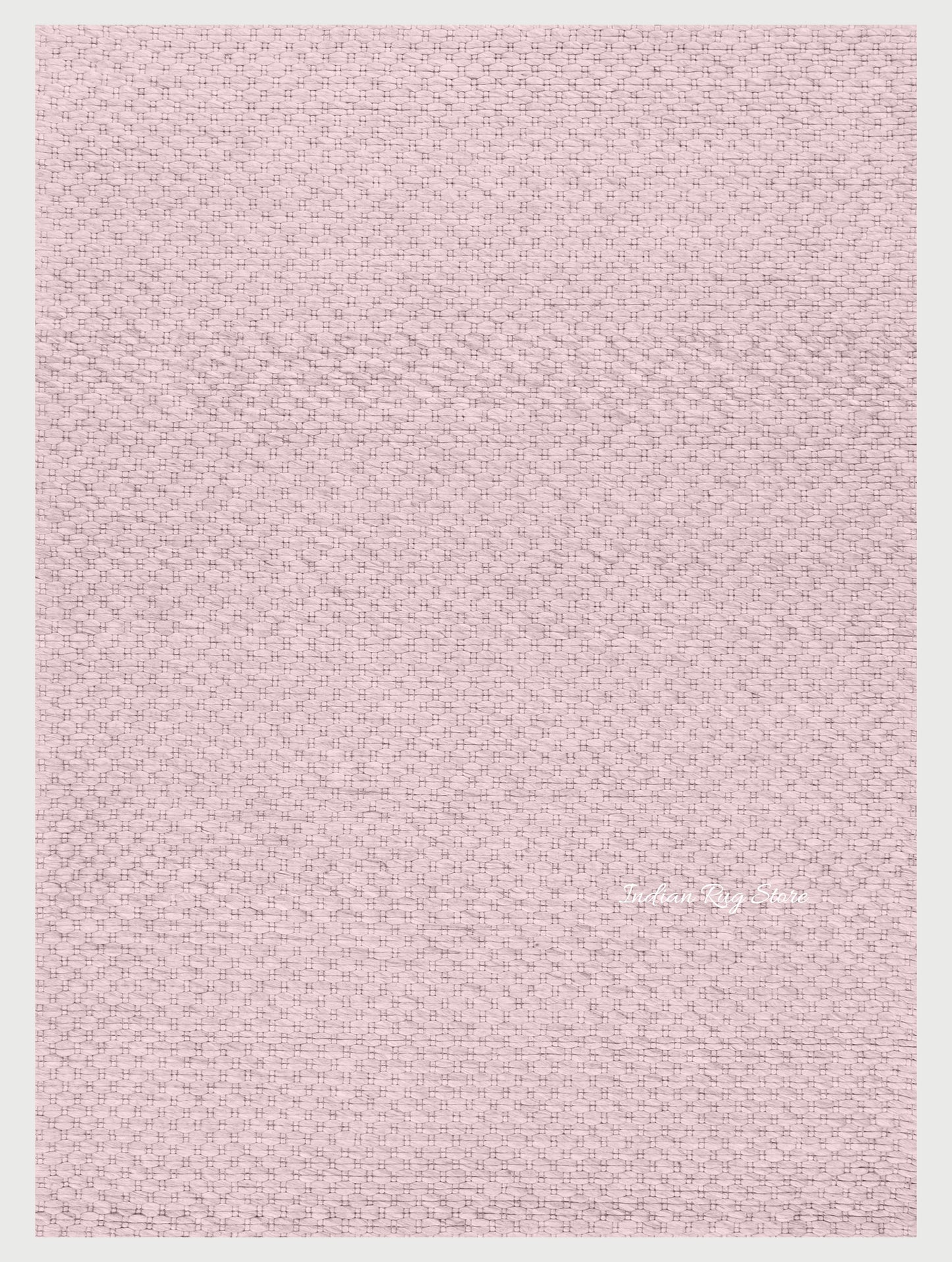 Hand Tufted Light Pink Entry Way Wool Rug