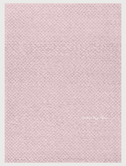 Hand Tufted Light Pink Entry Way Wool Rug