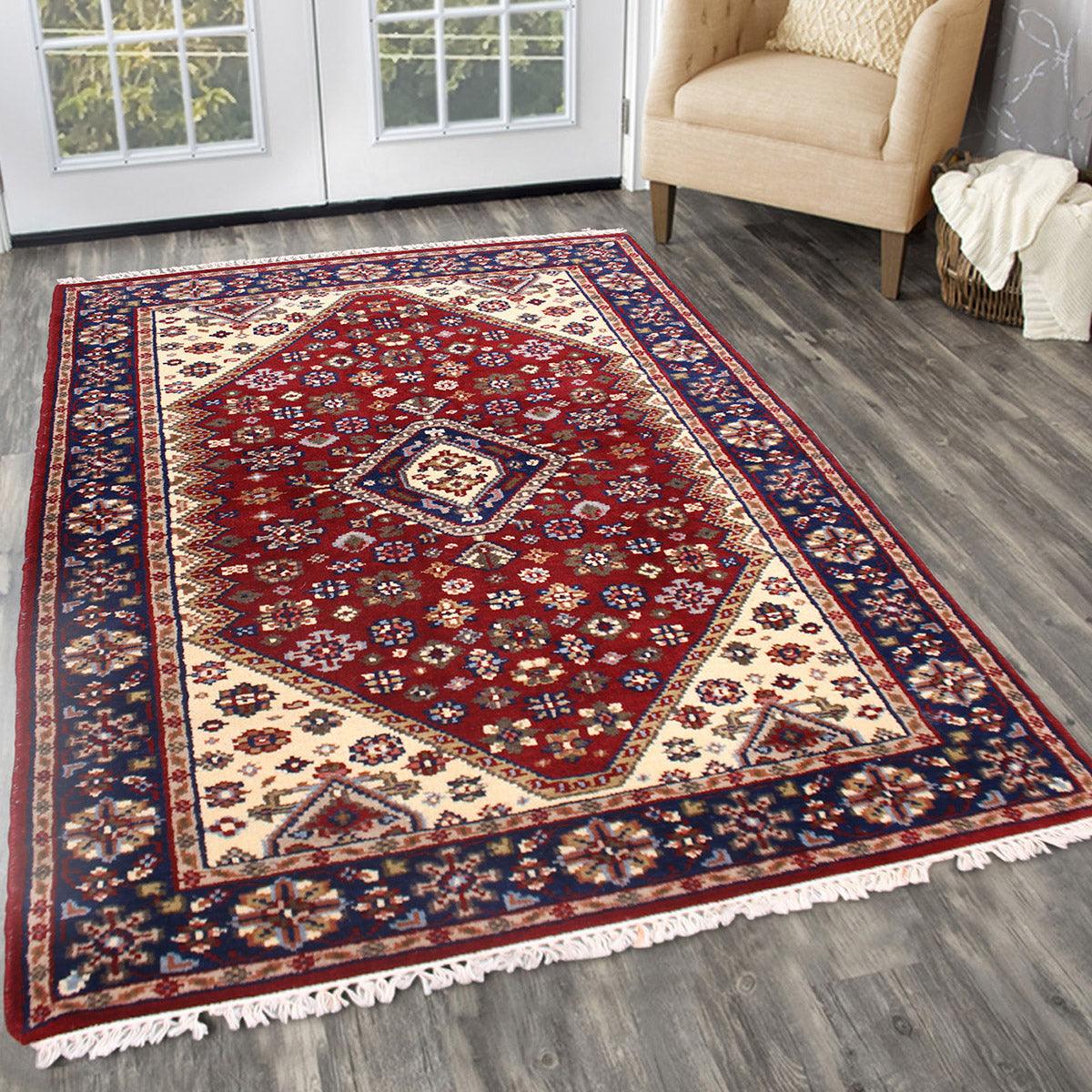 Traditional Hand Tufted Outdoor Blue Rugs 2327