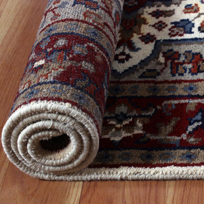 Traditional Hand Tufted Living Room Red Rugs 2542