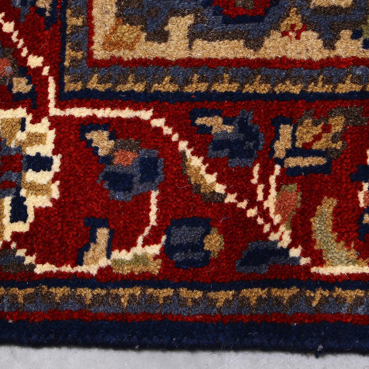 Oriental Hand Tufted Red Wool Rugs 2975