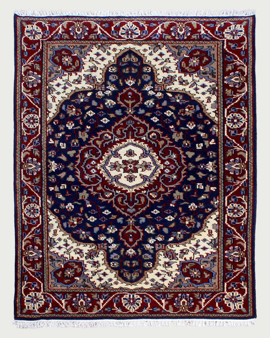 Traditional Blue Hand Tufted Rugs 2135