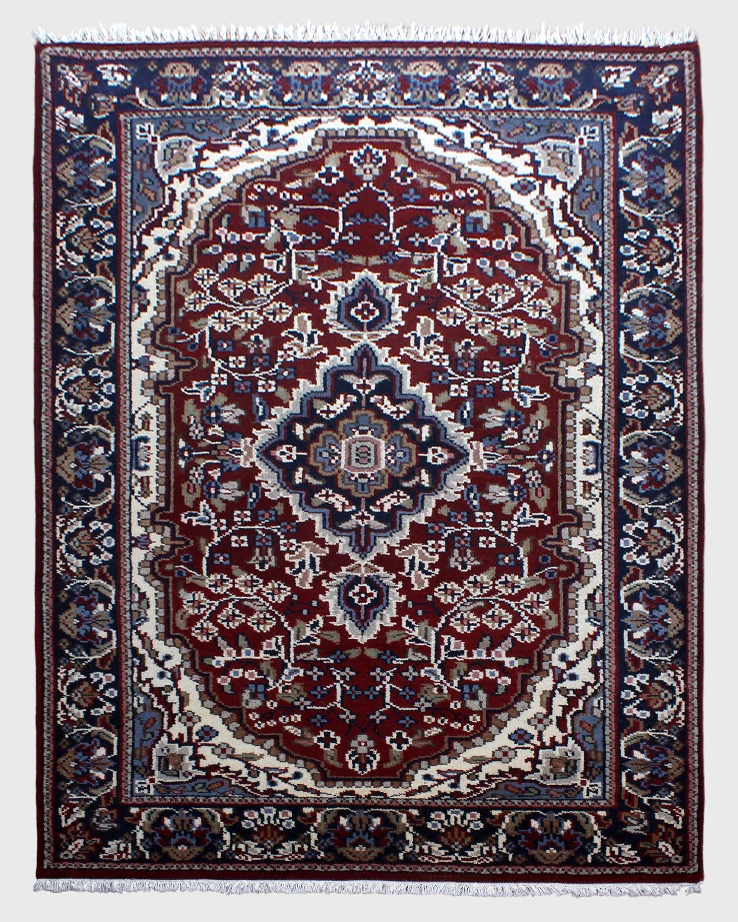 Oriental Red Hand Tufted Wool Rugs 2575