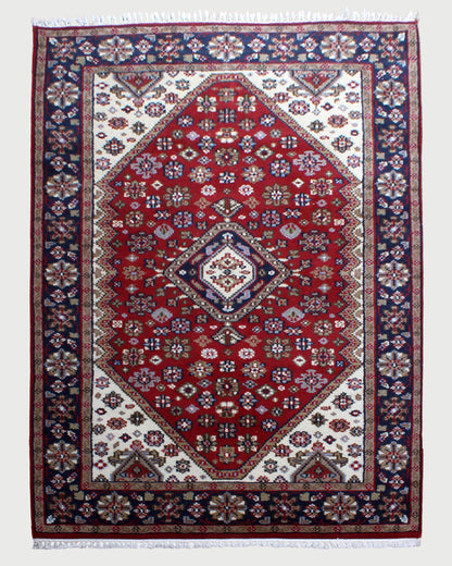 Traditional Hand Tufted Indoor Red Rugs 2136