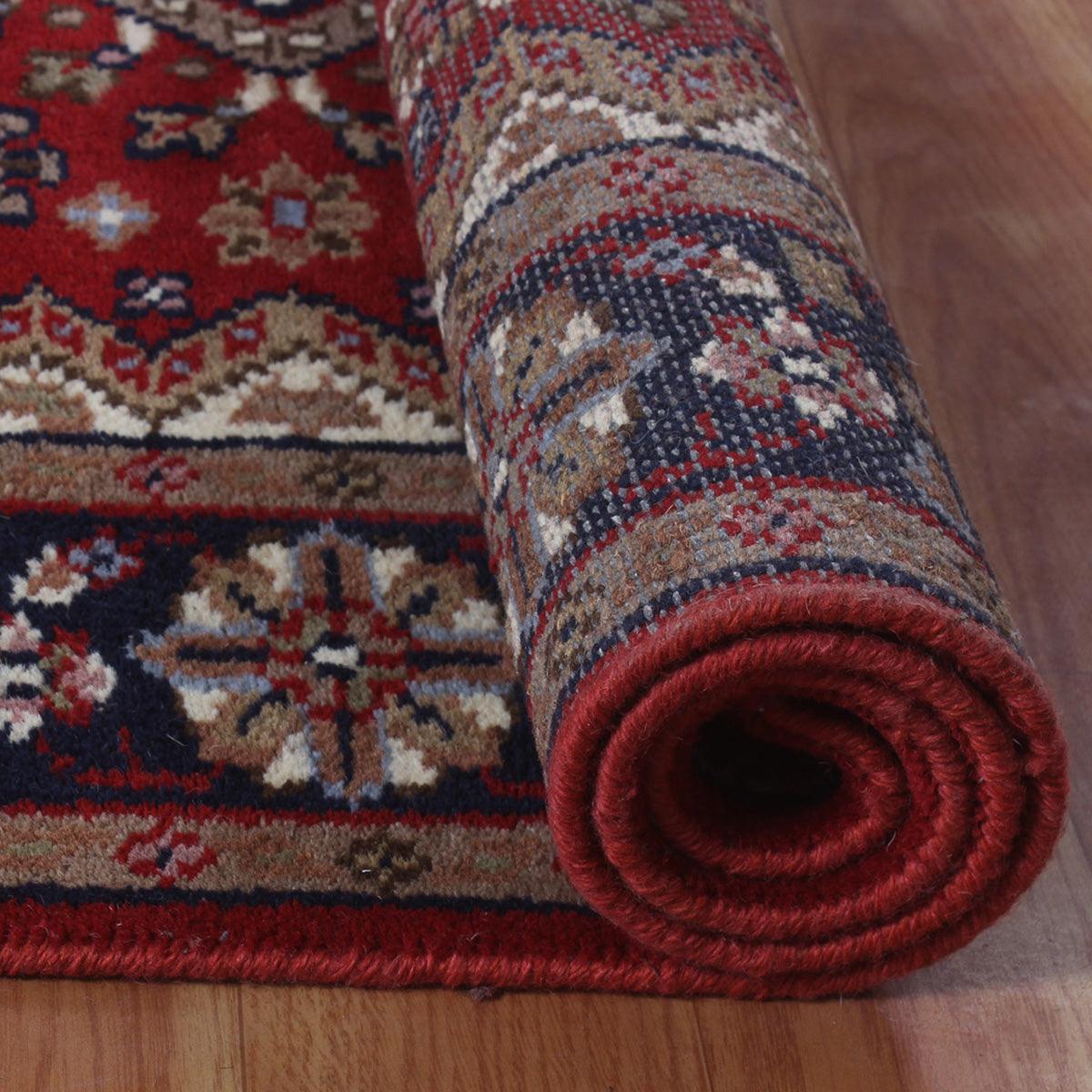 Traditional Hand Tufted Indoor Red Rugs 2136