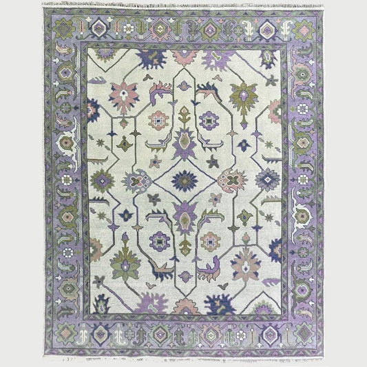 Multicolor Indian Hand Knotted Living Area Rug - Indian Rug Store