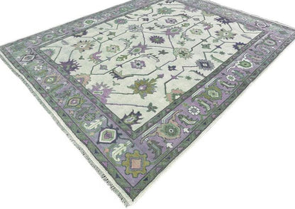 Multicolor Indian Hand Knotted Living Area Rug - Indian Rug Store