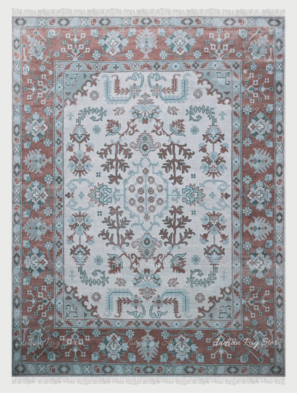 Oushak area rug