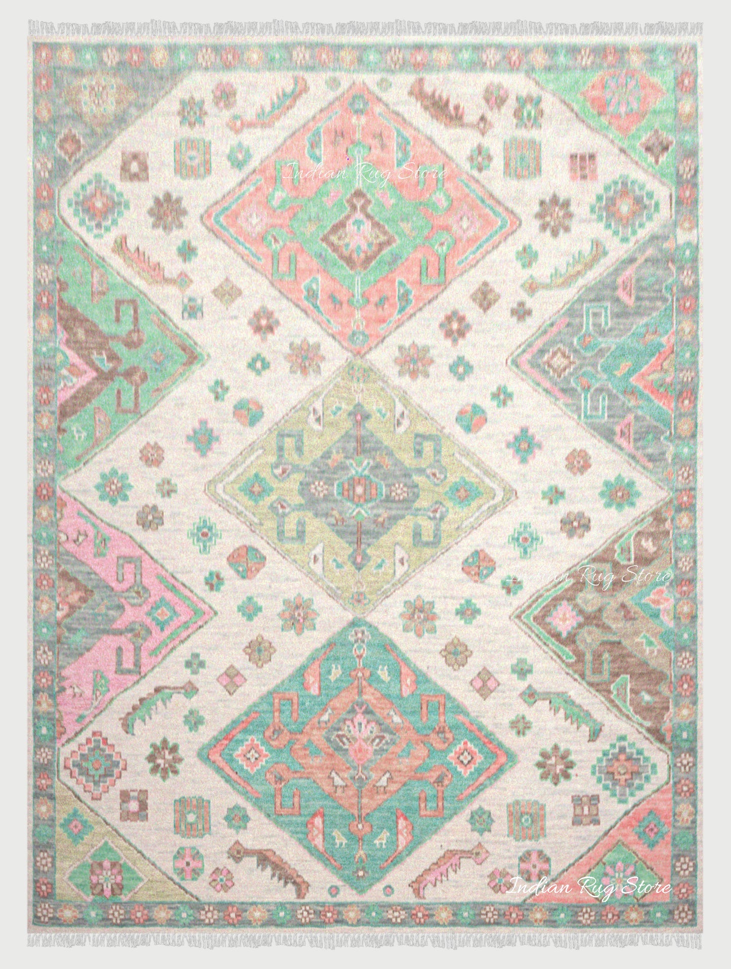 Beautiful Multicolor Turkish Wool Rug