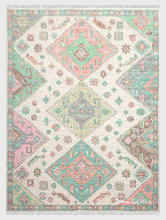 Beautiful Multicolor Turkish Wool Rug