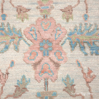 Hand Knotted Oushak for Bedroom Rug