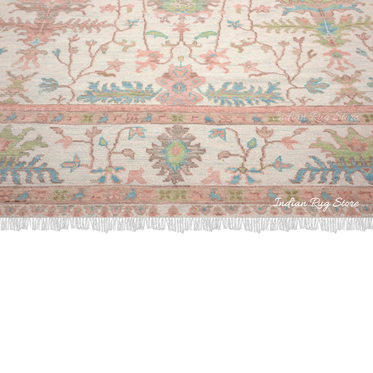 Hand Knotted Oushak for Bedroom Rug