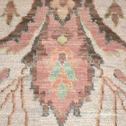 Hand Knotted Oushak Wool Mat