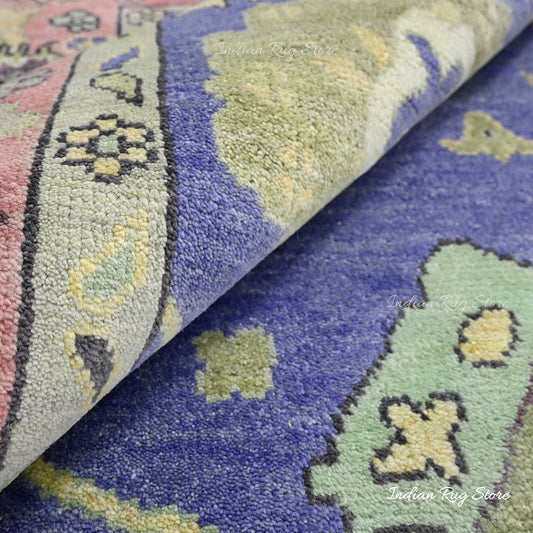 Tappeto moderno in lana Oushak annodato a mano grigio cenere per camera da letto IRSZ-103 Tappeto moderno in lana Oushak annodato a mano grigio cenere per camera da letto IRSZ-103