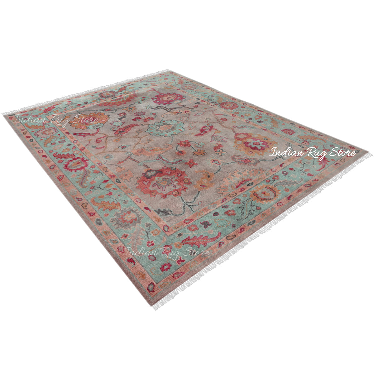 Multicolor Bedroom Handmade Wool Area Rug