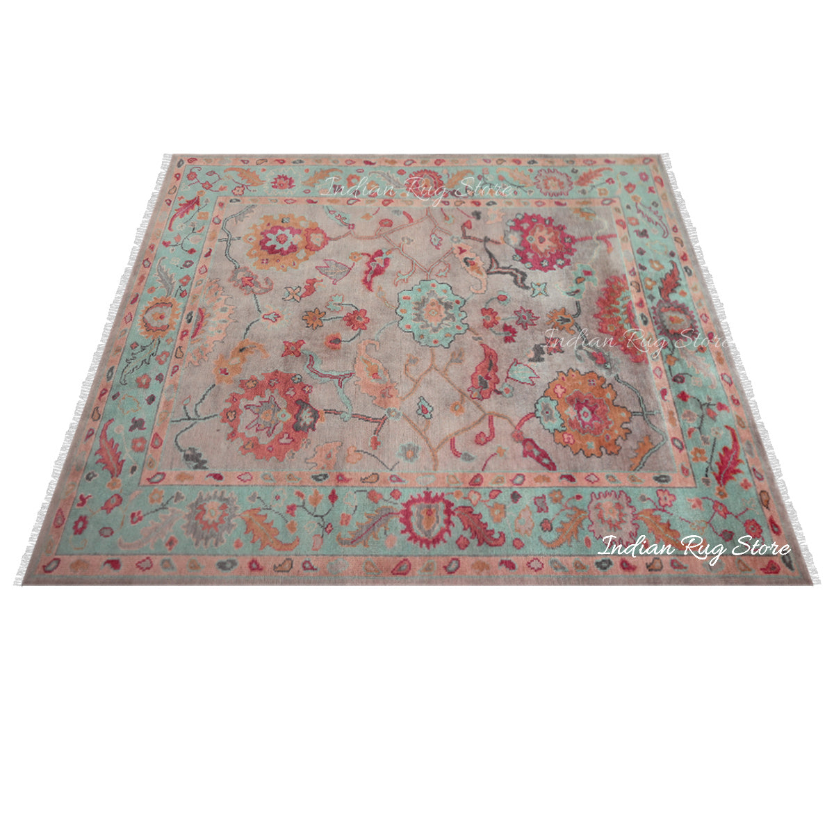 Multicolor Bedroom Handmade Wool Area Rug