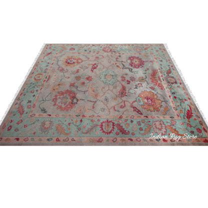 Multicolor Bedroom Handmade Wool Area Rug