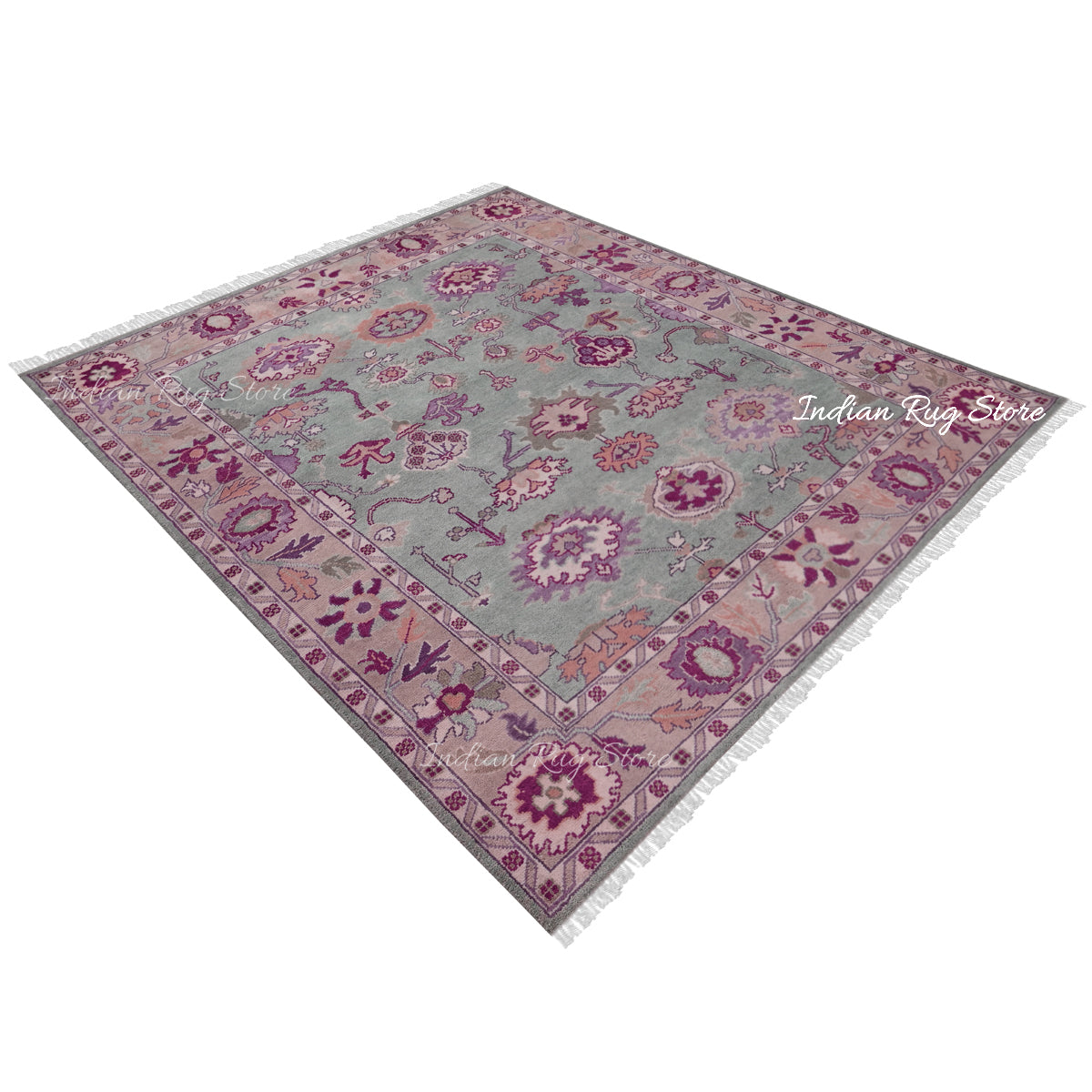 Hand Knotted wool Multicolor Living Room Area Rug