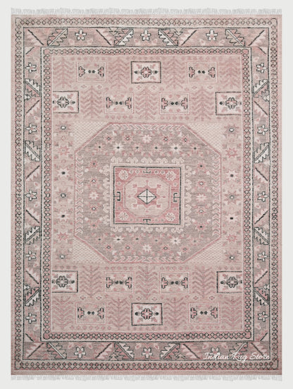 Hand Knotted Modern Brown Oushak Hotel Floor Wool Rug