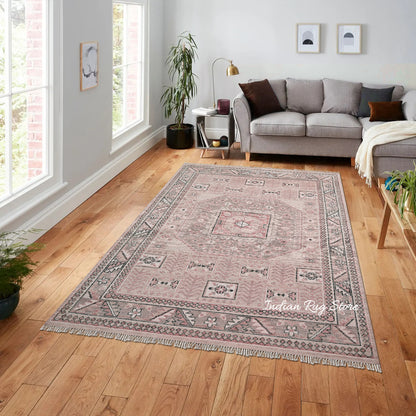 Hand Knotted Modern Brown Oushak Hotel Floor Wool Rug