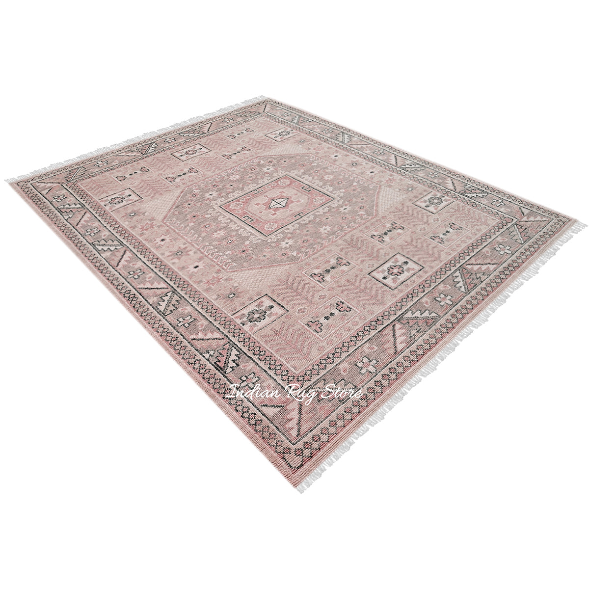 Hand Knotted Modern Brown Oushak Hotel Floor Wool Rug