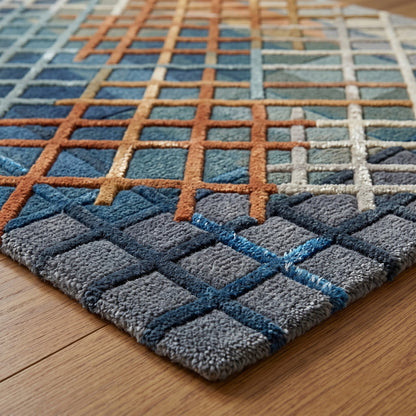 Veyra Azure Crystal Rug